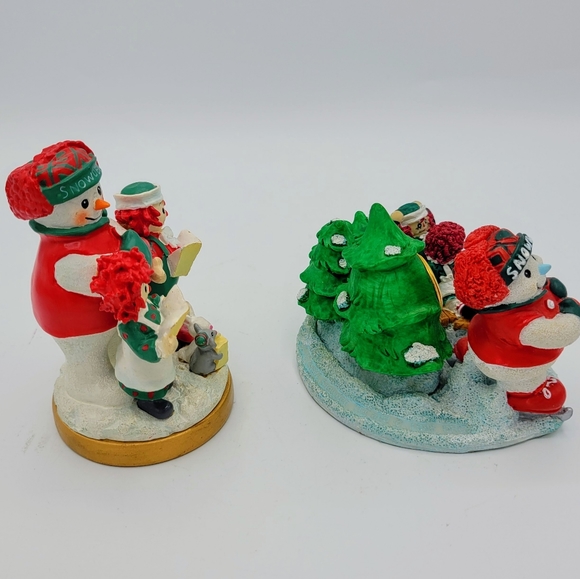 Vintage Snowden and Friends Raggedy Ann and Andy 1998 Lot of Two Pieces - Picture 2 of 12